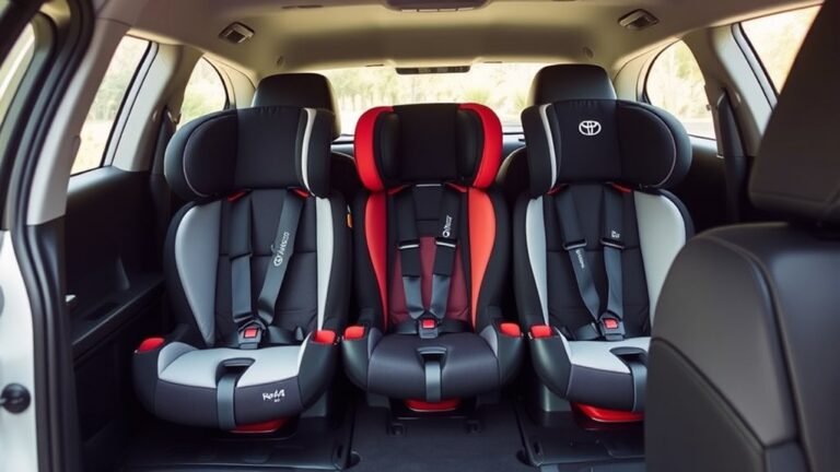 three car seats fit