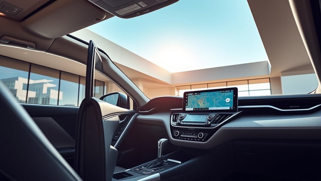 touchscreen enhances driving safety