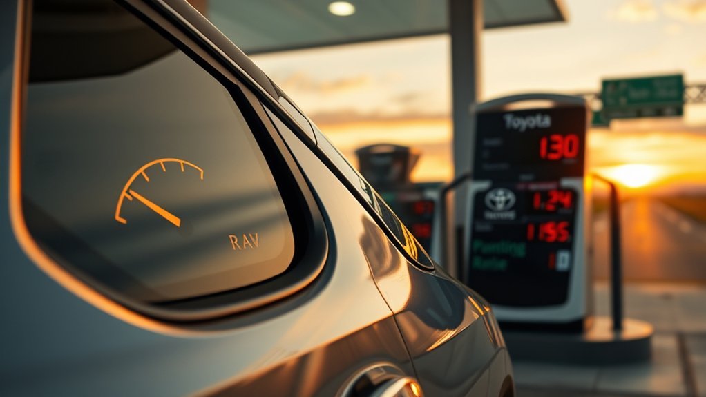 toyota rav4 fuel range