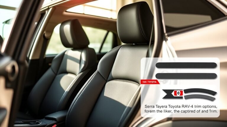toyota rav4 leather seats options