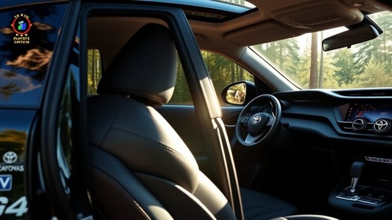 toyota rav4 passenger seat features