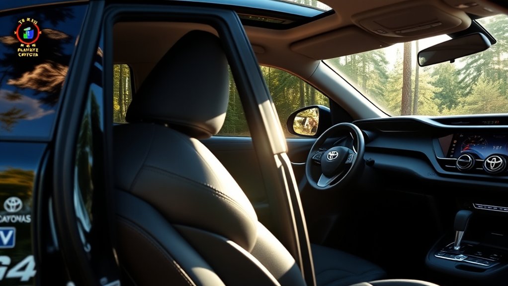toyota rav4 passenger seat features