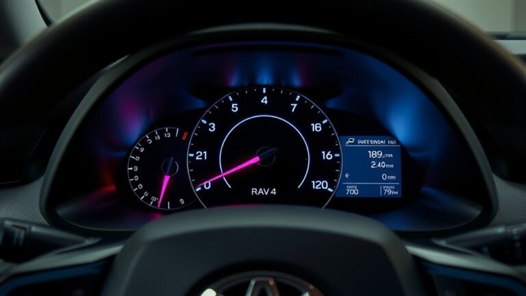 toyota rav4 speedometer types