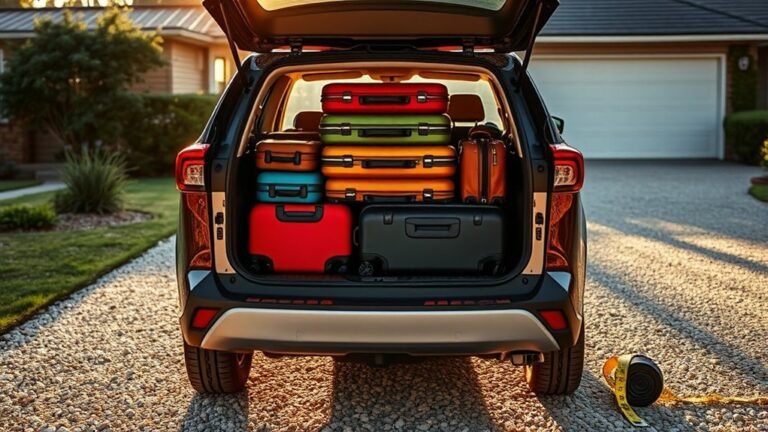 toyota rav4 suitcase capacity