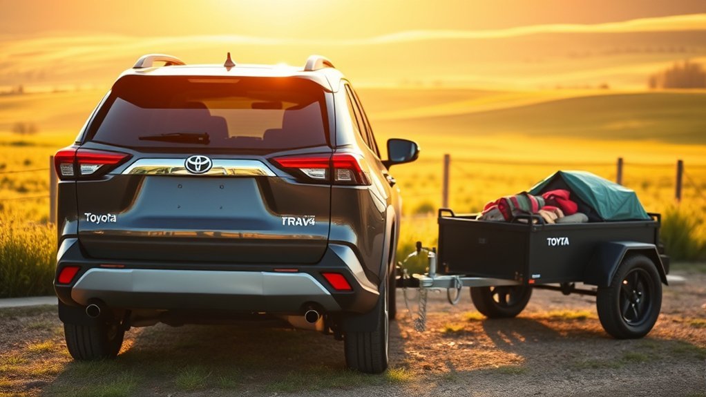 2025 Toyota RAV4 gas, Hybrid, and Plug-in Hybrid towing capacities