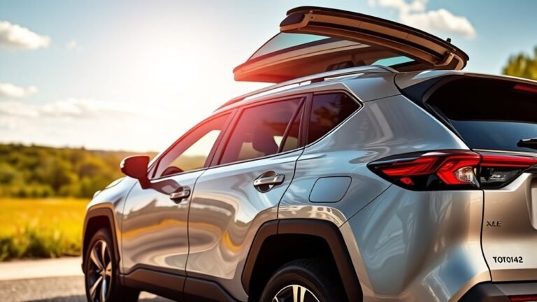 toyota rav4 xle sunroof availability