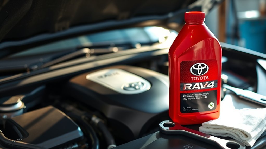 Toyota RAV4 transmission fluid drain and refill procedure