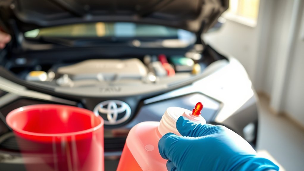 Toyota RAV4 transmission fluid maintenance and inspection