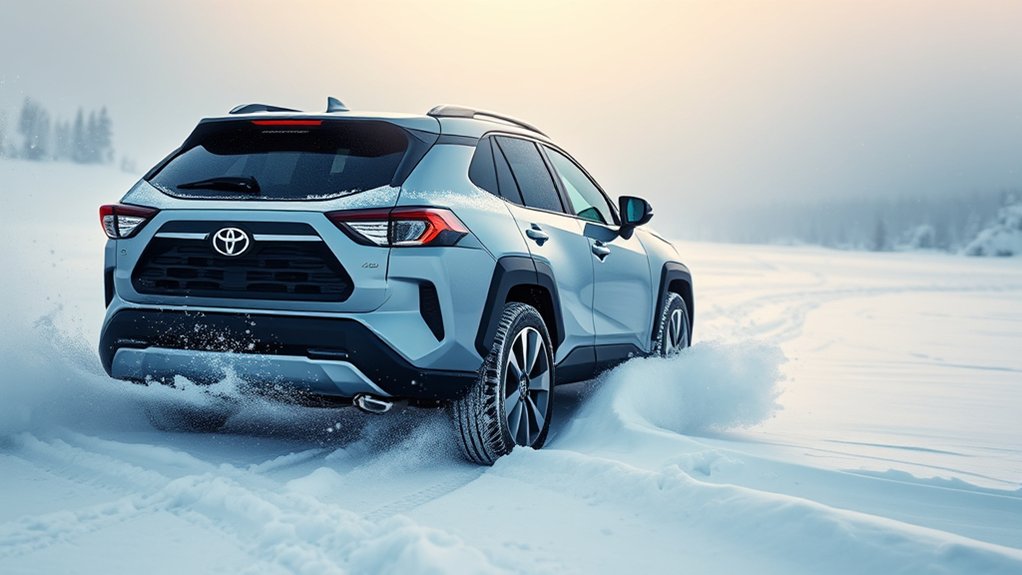 Toyota RAV4 trim options equipped for winter driving