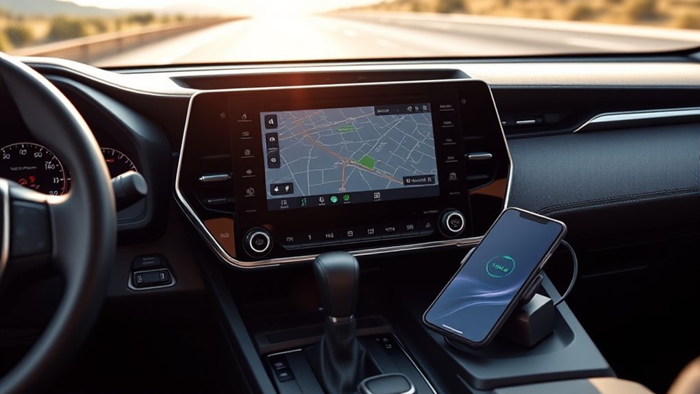 Wireless phone navigation options for a Toyota RAV4 multimedia system