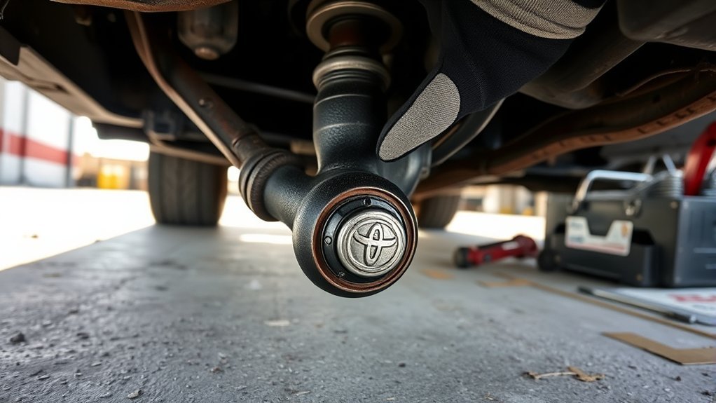 Common symptoms of a worn Toyota RAV4 ball joint