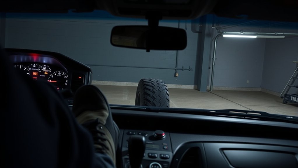 Toyota Tundra dashboard showing a flashing 4WD indicator during an engagement problem