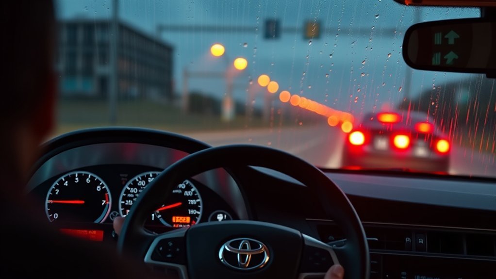 Toyota Camry adaptive cruise control unavailable warning and front sensor troubleshooting