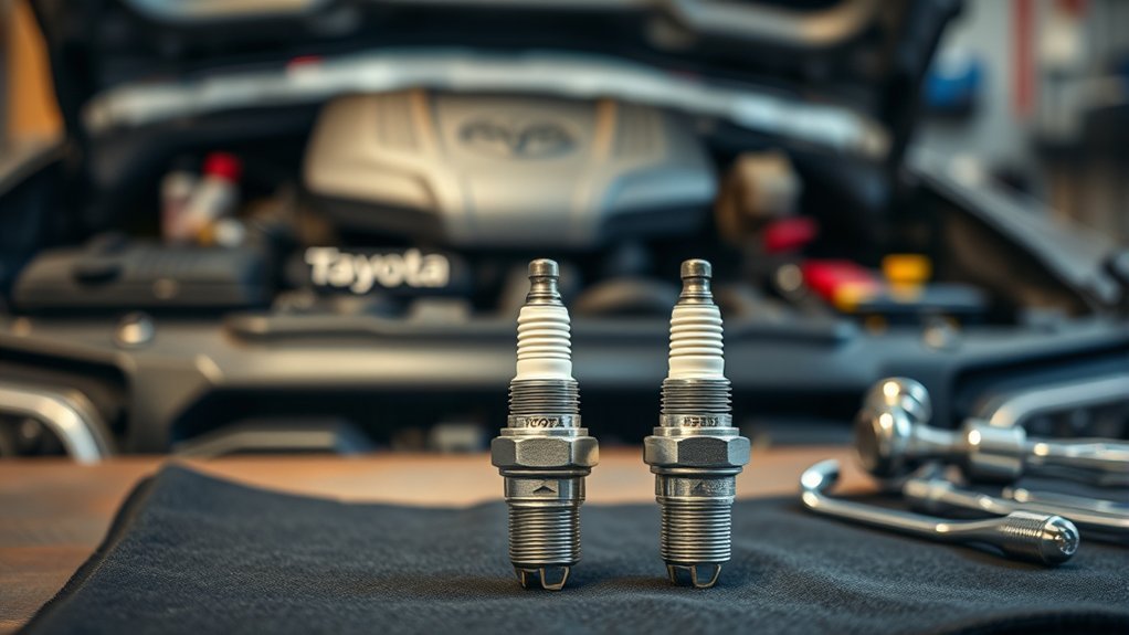 Aftermarket spark plug options for a Toyota Tacoma