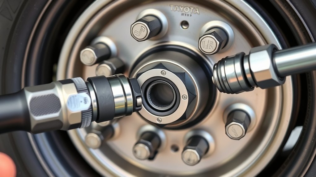 Checking aftermarket Toyota Tacoma wheel and lug nut compatibility