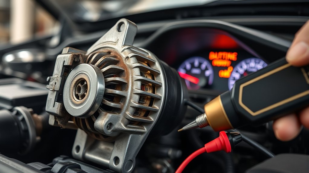 Toyota Camry alternator failure warning signs