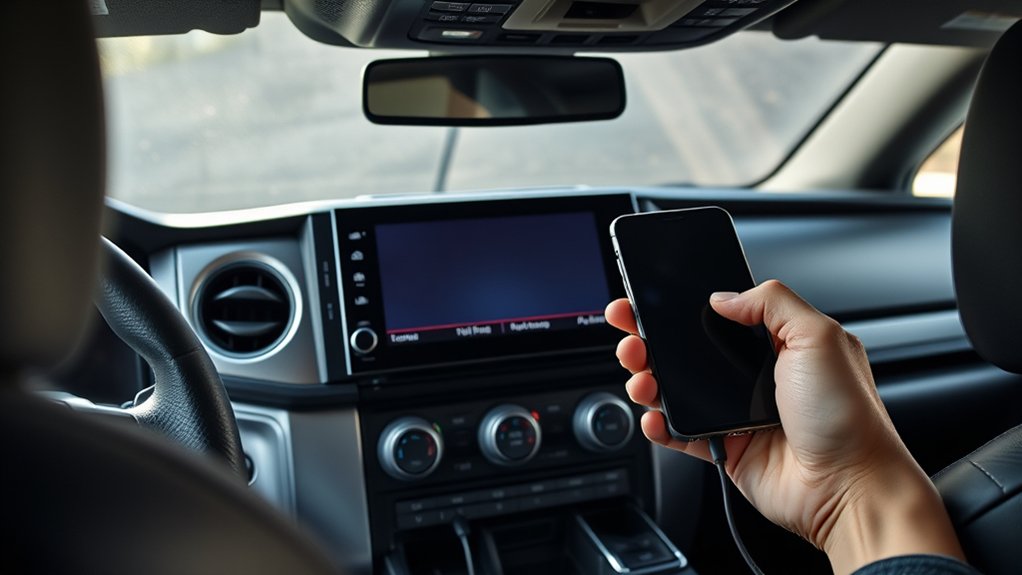 Toyota Tundra Apple CarPlay troubleshooting on the infotainment display
