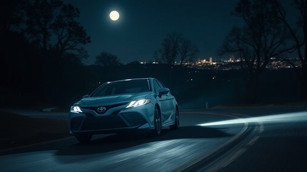 Toyota Camry Automatic High Beams nighttime use guidelines
