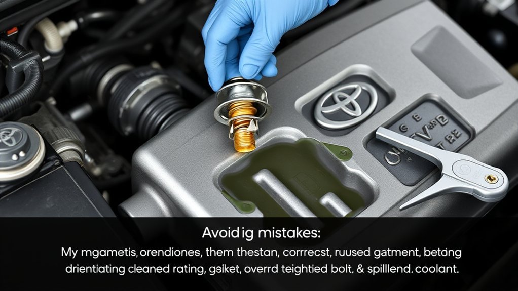avoid coolant and gasket errors