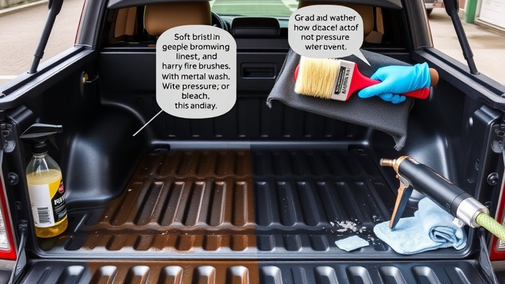 avoid harsh cleaning chemicals