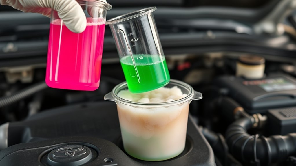 avoid mixing coolant types