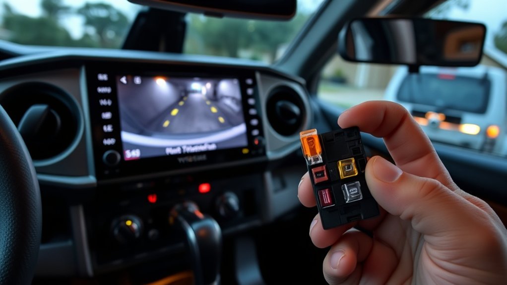 backup camera troubleshooting steps