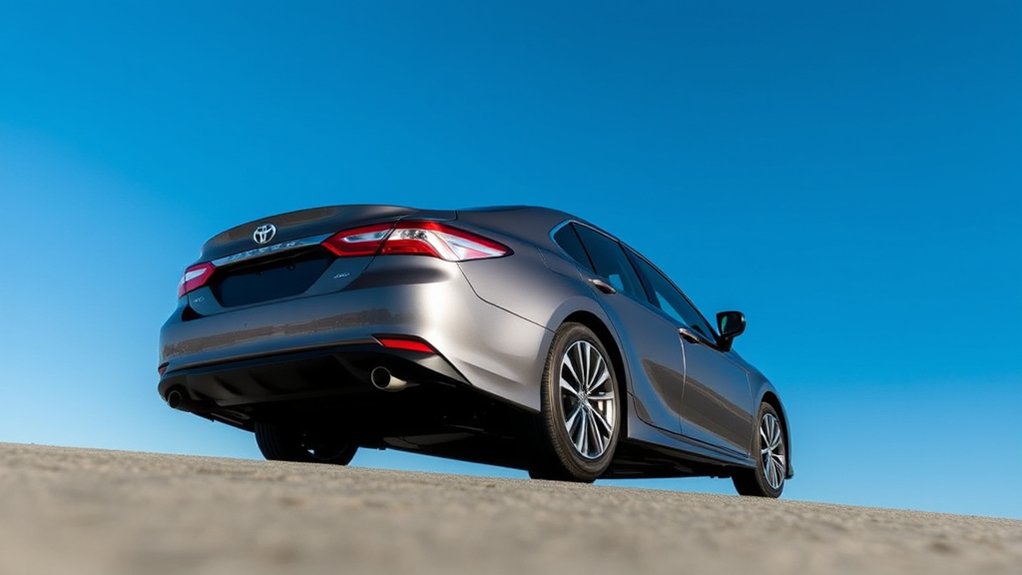 Roofline and side profile illustrating the 2025 Toyota Camry height