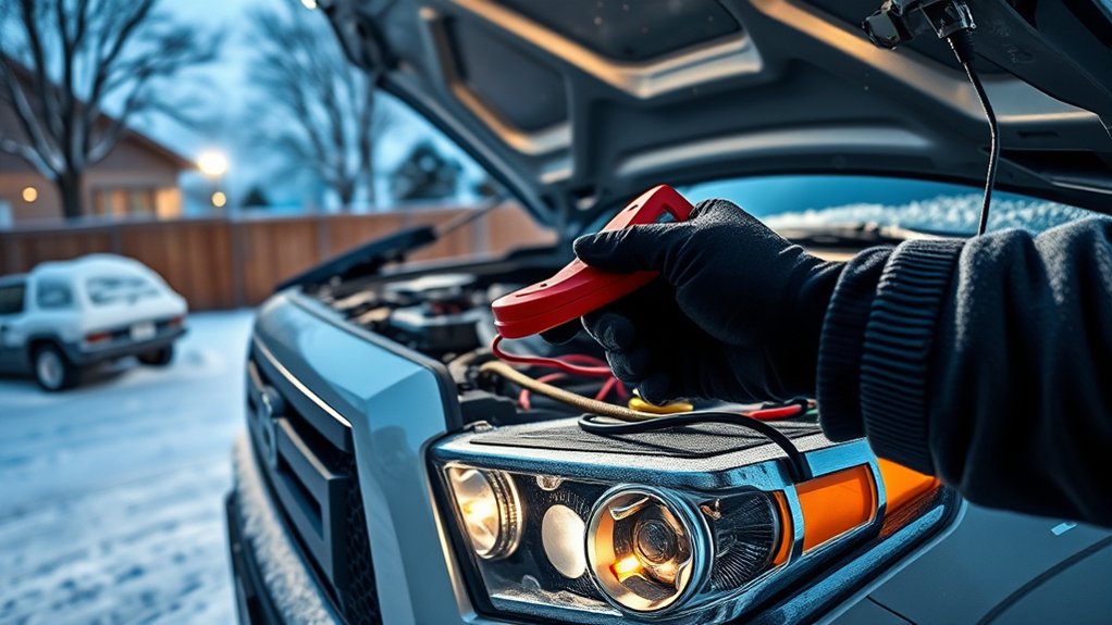 Toyota Tundra battery inspection for winter driving