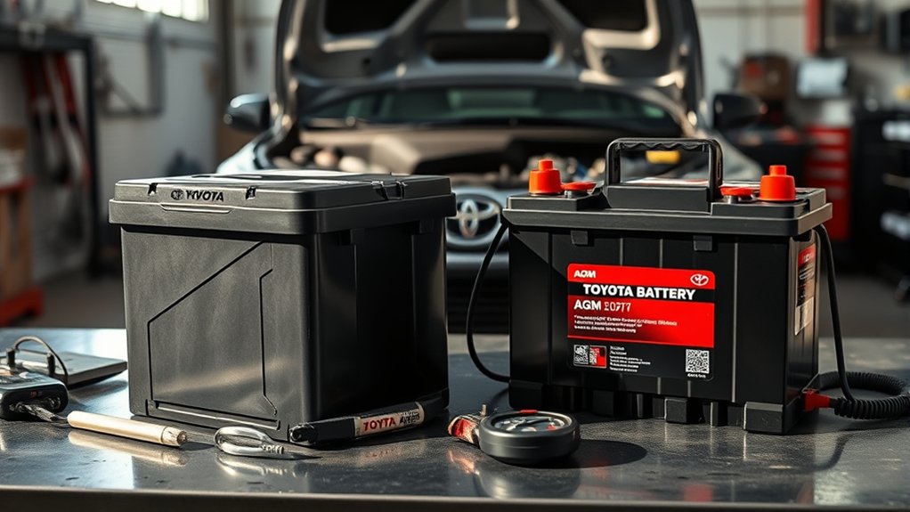 How AGM and flooded batteries affect Toyota Camry starting and electrical performance