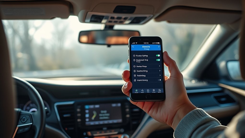 Phone and Toyota Camry screen showing Bluetooth pairing troubleshooting steps