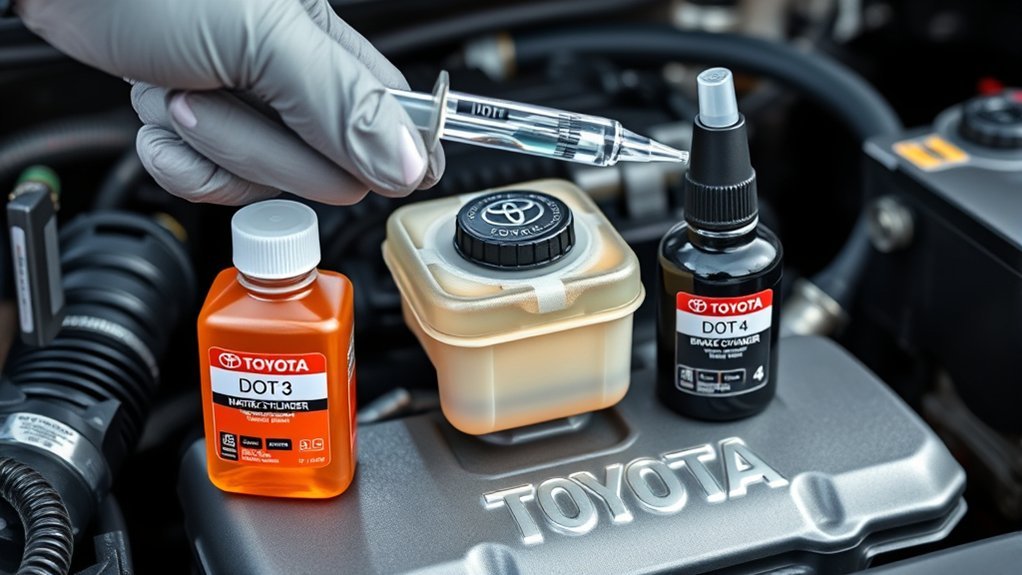 Toyota Tundra brake fluid compatibility and DOT grade selection