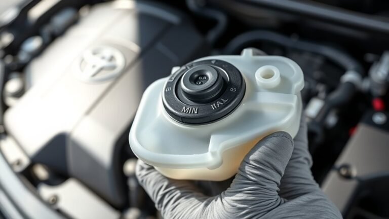 brake fluid level check