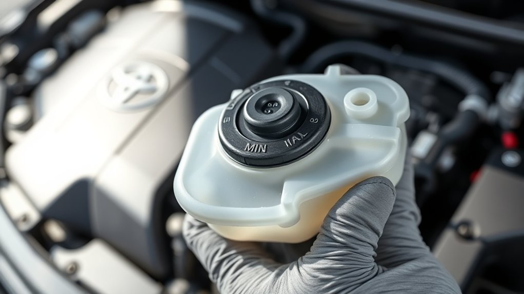 brake fluid level check