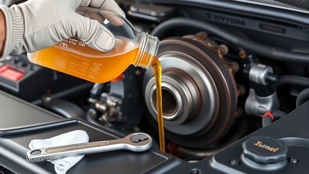 Toyota Tundra brake fluid maintenance and hydraulic brake safety