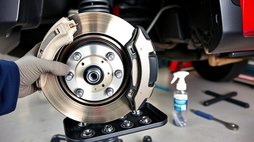 Toyota Tacoma brake system maintenance checklist after caliper replacement