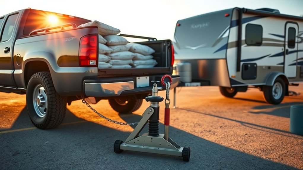 Calculating truck towing capacity using GCWR, loaded vehicle weight, and manufacturer ratings