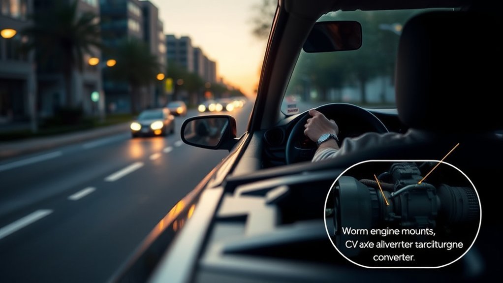 Toyota Camry components that can cause shuddering during acceleration