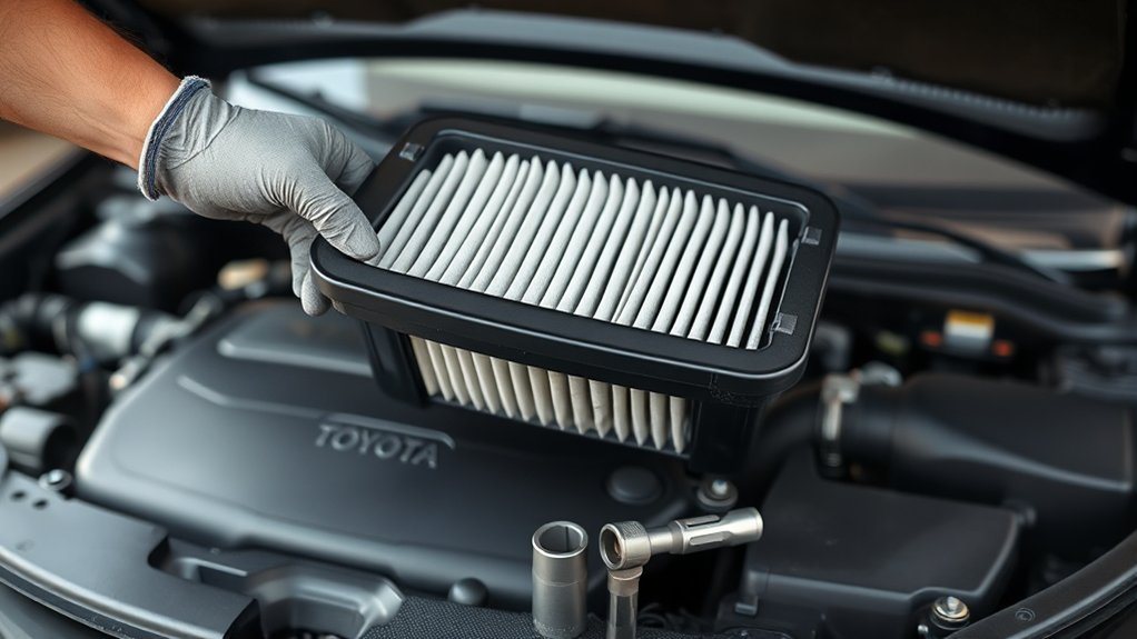 camry air filter replacement schedule