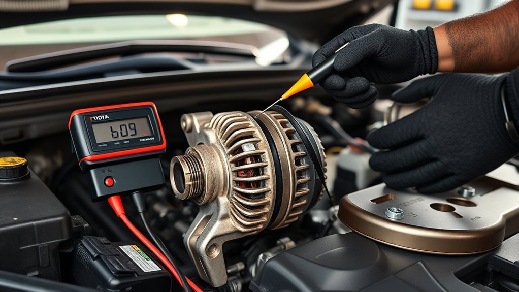 camry alternator charging issues