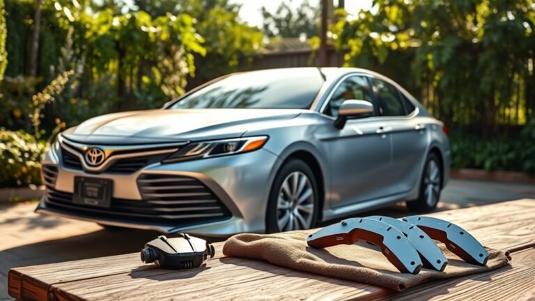 camry engine and brakes break in