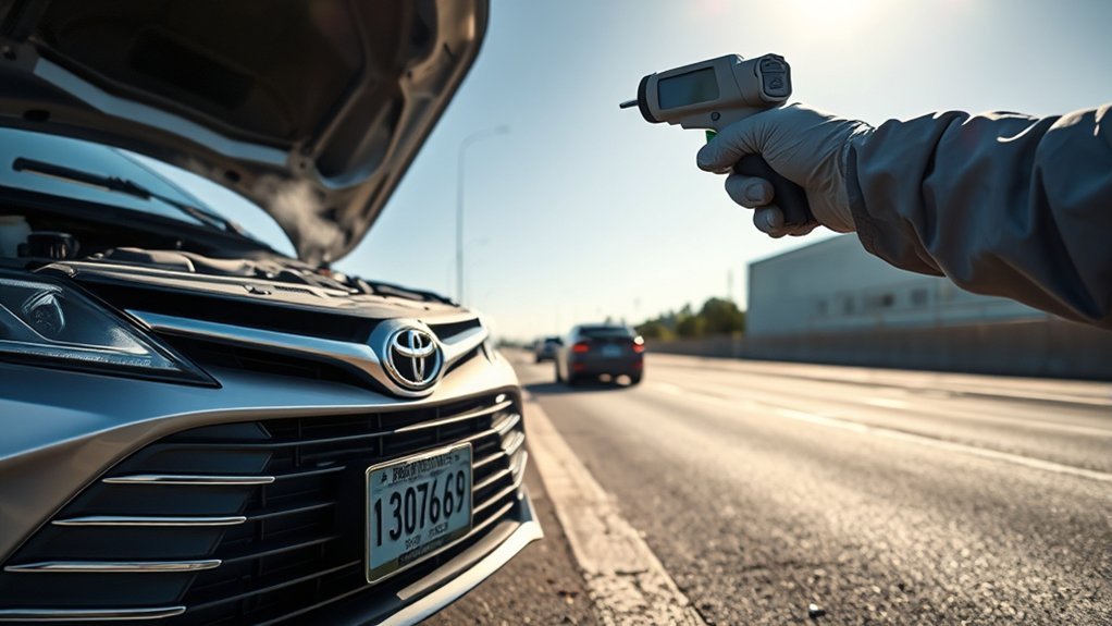 camry overheating at highways