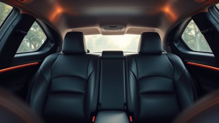 camry rear seat dimensions
