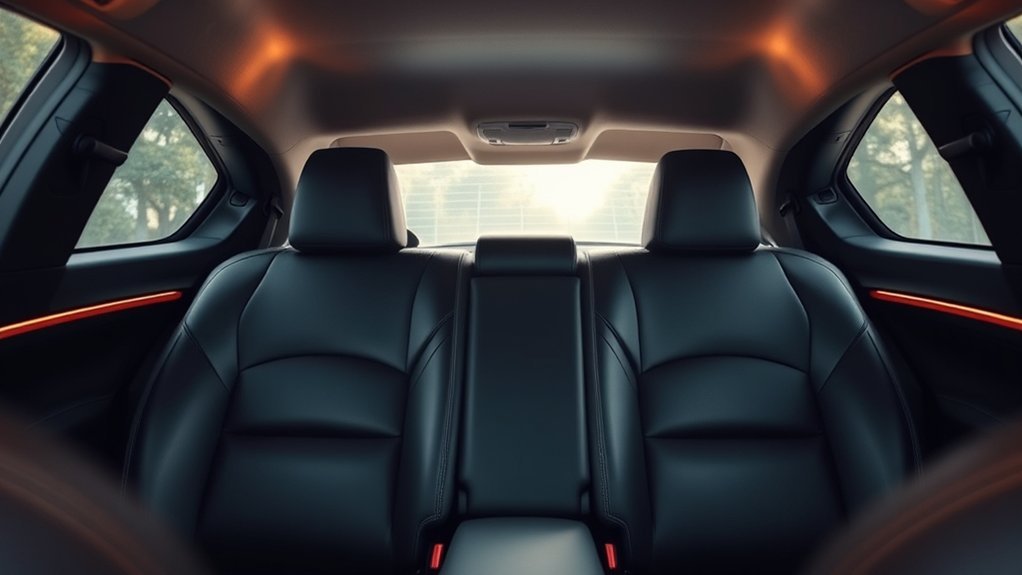 camry rear seat dimensions