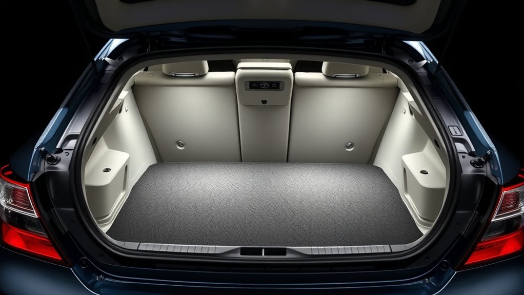camry trunk specifications detailed
