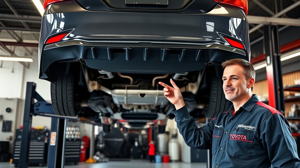 Toyota Camry catalytic converter diagnosis and replacement service