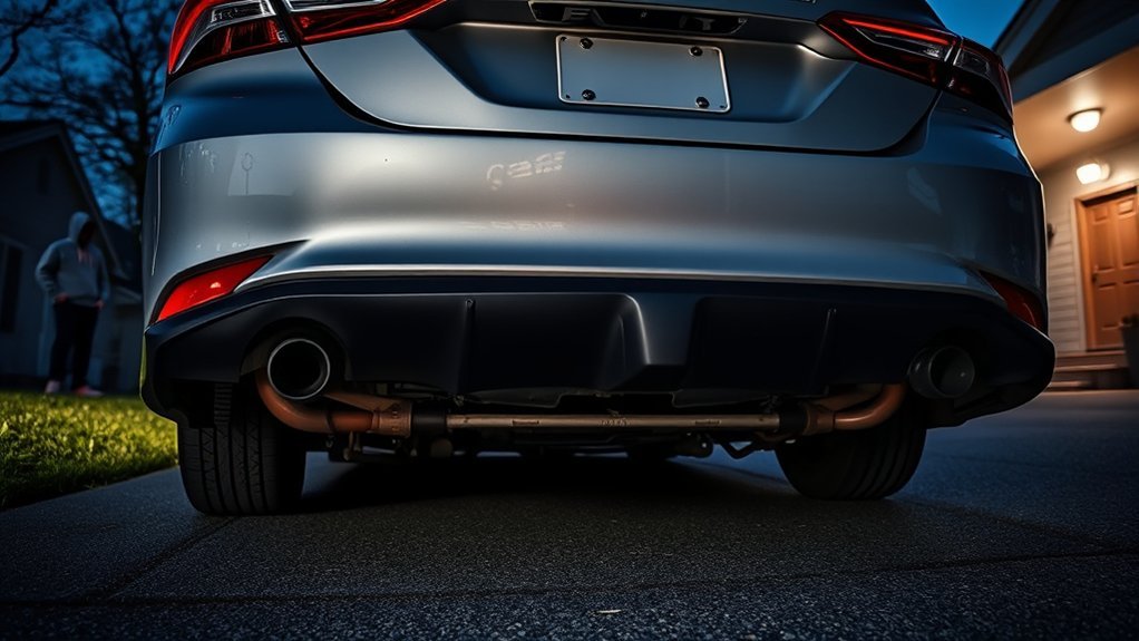 Toyota Camry catalytic converter theft prevention