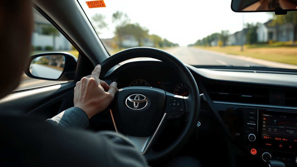 Common causes of Toyota Camry steering pull, including tires, alignment, brakes, and suspension