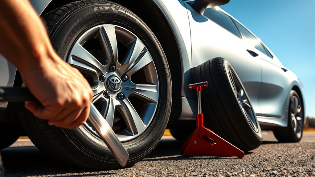 change flat tire guide