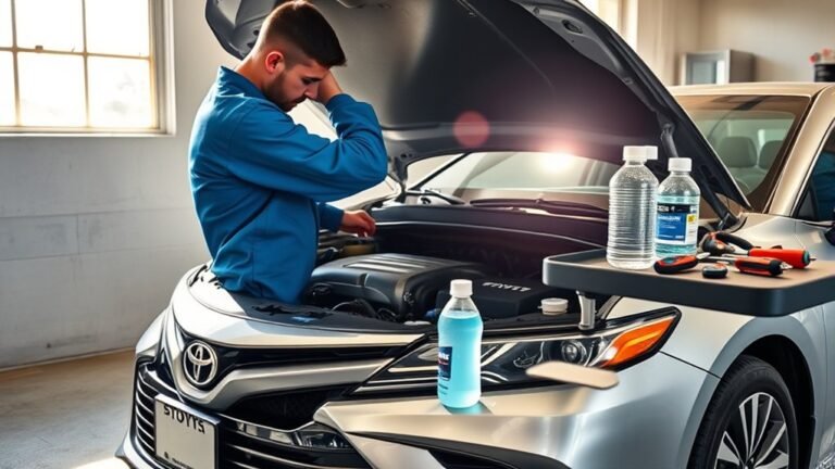 change toyota camry coolant