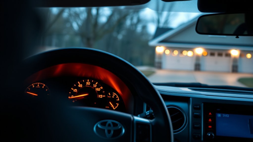 Toyota Tundra check engine light being diagnosed with an OBD-II scanner